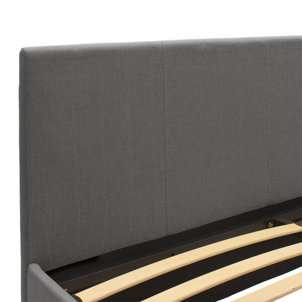 Κρεβάτι Norse  διπλό ύφασμα ανθρακί ματ με αποθηκευτικό χώρο 160x200εκ