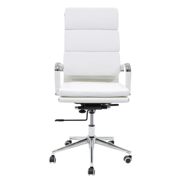 Καρέκλα γραφείου διευθυντή Tokyo  pu λευκό