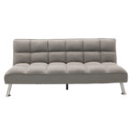 Καναπές-κρεβάτι Rebel  3θέσιος με ύφασμα γκρι 189x92x82εκ