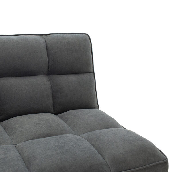 Καναπές-κρεβάτι Rebel  3θέσιος με ύφασμα ανθρακί 189x92x82εκ