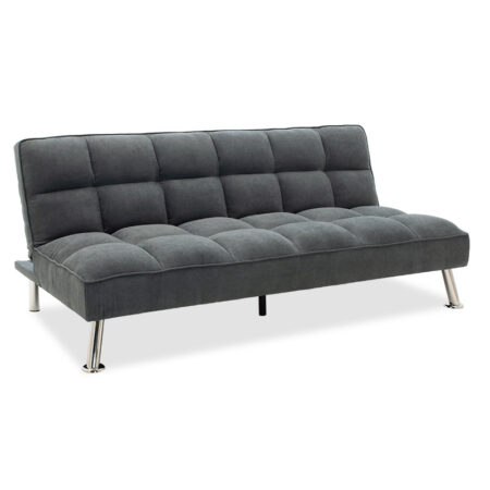 Καναπές-κρεβάτι Rebel  3θέσιος με ύφασμα ανθρακί 189x92x82εκ