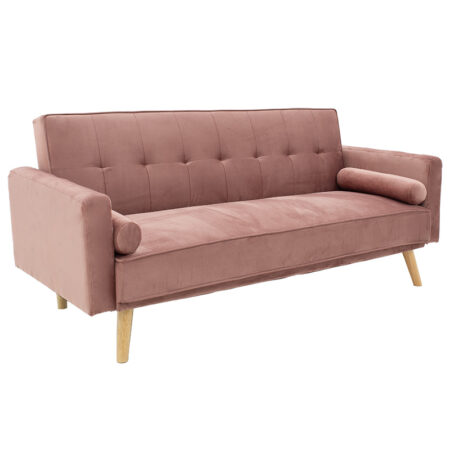 Καναπές-κρεβάτι Success  3θέσιος βελούδο σάπιο μήλο 190x80x84εκ