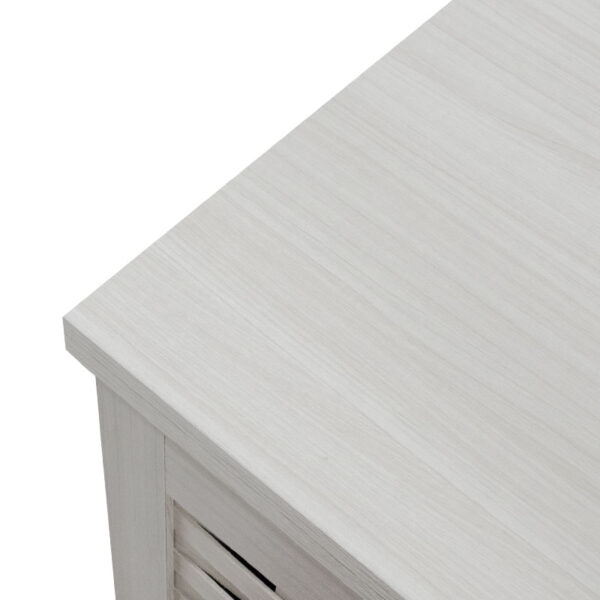 Παπουτσοθήκη-ντουλάπι MANTAM  12 ζεύγων χρώμα λευκό-γκρι 78x40x92εκ
