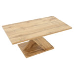 Τραπέζι σαλονιού Solange  χρώμα sonoma 110x55x47.5εκ
