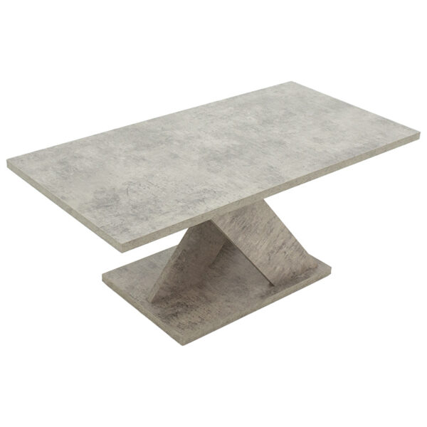 Τραπέζι σαλονιού Solange  χρώμα γκρι antique 110x55x47.5εκ