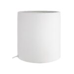Λάμπα Επιτραπέζια Με Διακόσμηση Κάκτο Λευκό Πορσελάνη 10x17x20cm