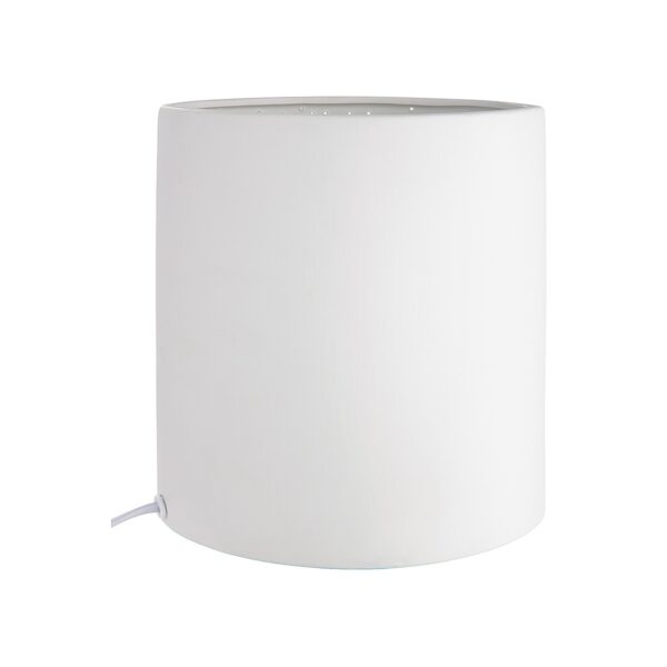 Λάμπα Επιτραπέζια Με Διακόσμηση Κάκτο Λευκό Πορσελάνη 10x17x20cm
