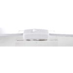 Λάμπα Επιτραπέζια Με Διακόσμηση Πρόσωπο Λευκό Πορσελάνη 10x18x28.5cm