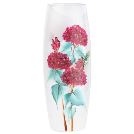Βάζο Φθινοπωρινά Λουλούδια Πολύχρωμο Γυαλί 39.5cm