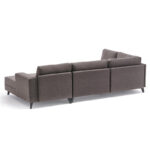 Πολυμορφικός καναπές κρεβάτι PWF-0534  ύφασμα καφέ 300x202x78εκ