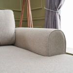 Πολυμορφικός καναπές κρεβάτι PWF-0534  ύφασμα κρεμ 300x202x78εκ