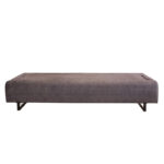 Καναπές-κρεβάτι PWF-0595  3θέσιος ύφασμα ανθρακί 220x90x80εκ