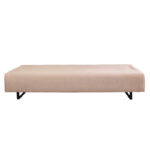 Καναπές-κρεβάτι PWF-0595  3θέσιος ύφασμα μπεζ 220x90x80εκ
