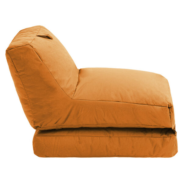 Πολυθρόνα πουφ-κρεβάτι Dreamy  αδιάβροχο πορτοκαλί