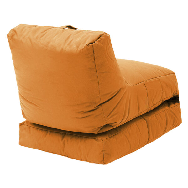Πολυθρόνα πουφ-κρεβάτι Dreamy  αδιάβροχο πορτοκαλί