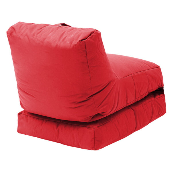 Πολυθρόνα πουφ-κρεβάτι Dreamy  αδιάβροχο κόκκινο