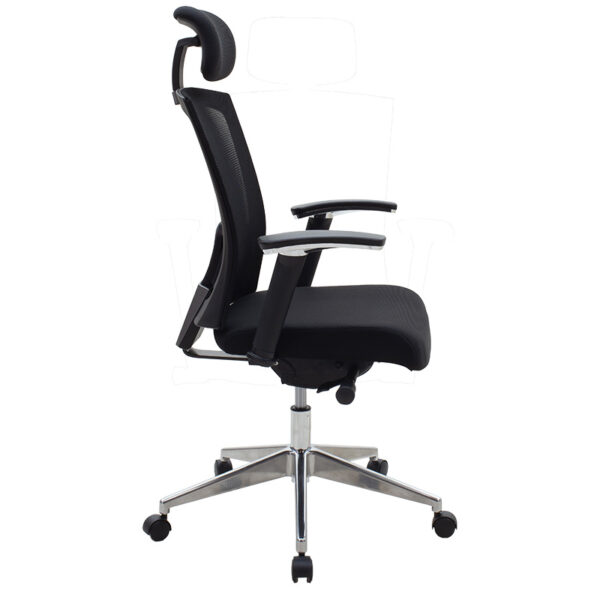 Καρέκλα γραφείου διευθυντή Nairn Premium  mesh μαύρο