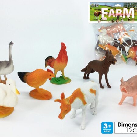 Φιγούρες Ζώα Της Φάρμας Πλαστικό Σετ 7Τμχ Για 3+ Ετών