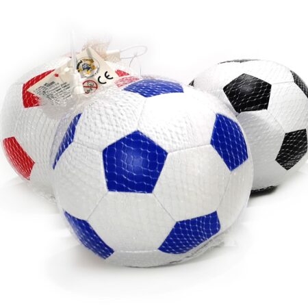 Παιδική Μαλακή Μπάλα Ποδοσφαίρου Φ15cm Σε 3 Χρώματα Για 12+ Μηνών