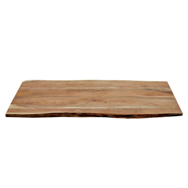 Επιφάνεια τραπεζιού Emilio  μασίφ ξύλο 4εκ φυσικό 160x90εκ