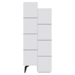 Ντουλάπι-στήλη Romane  λευκό 62.2x37.4x155.4εκ