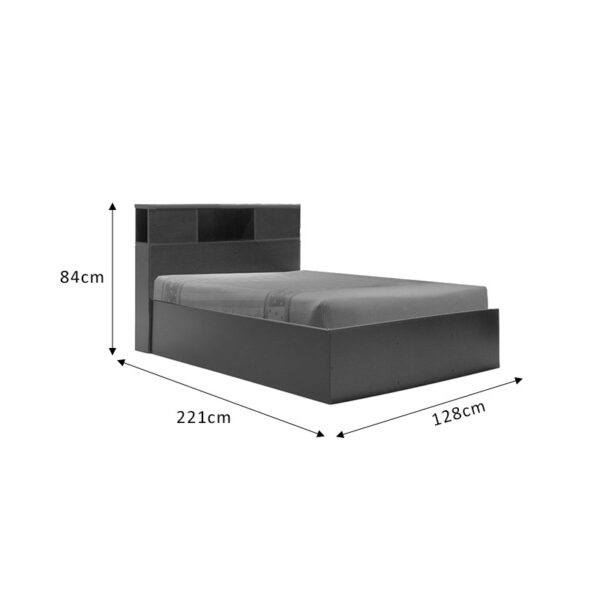 Κρεβάτι μονό OLYMPUS  σε χρώμα wenge 120x200εκ