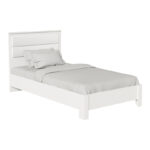 Κρεβάτι μονό OLYMPUS  σε χρώμα λευκό 100x200εκ