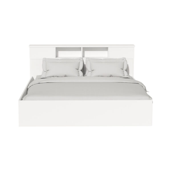 Κρεβάτι διπλό OLYMPUS  σε χρώμα antique λευκό 160x200εκ