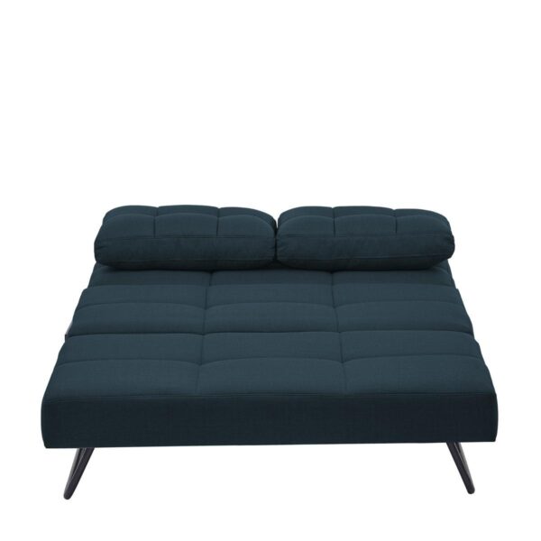 Καναπές Κρεβάτι Διθέσιος  GAEL Μπλε/Μαύρο 150x91x90cm