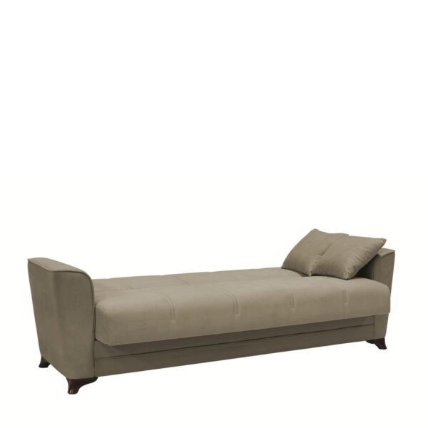 Καναπές Κρεβάτι Τριθέσιος  JULIAN 3S Ανοιχτό Καφέ 232x85x90cm