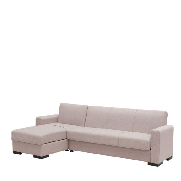 Καναπές Κρεβάτι Γωνιακός  JOSE Σάπιο Μήλο 270x165x84cm