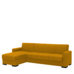Καναπές Κρεβάτι Γωνιακός  JOSE Μουσταρδί 270x165x84cm