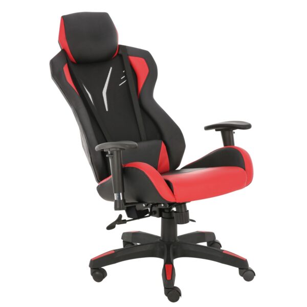 Καρέκλα Γραφείου  Gaming ΑΝΔΡΟΜΑΧΗ Κόκκινο PVC/PU 67x65x123-131cm