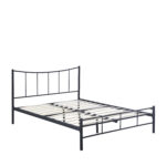 Κρεβάτι Διπλό  ROSE Μαύρο Μέταλλο 208x159x100cm (Στρώμα 150x200cm)