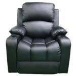 Πολυθρόνα  Relax BELLADONA Μαύρο PU 91x102x112cm