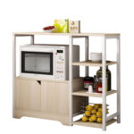Ραφιέρα Κουζίνας LYNX Maple/Λευκό MDF/Μέταλλο 80x30x71cm