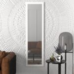Καθρέπτης Τοίχου  BHAVITH Λευκό Μοριοσανίδα/Γυαλί 160x45cm