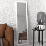 Καθρέπτης Τοίχου  BHAVITH Λευκό Μοριοσανίδα/Γυαλί 160x45cm