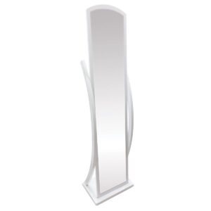 Καθρέπτης Δαπέδου ERCOLANO Λευκό Μελαμίνη/Γυαλί 44x29x164.5cm