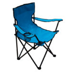 Καρέκλα Παραλίας  Μπλε Μέταλλο/Ύφασμα 50x50x80cm