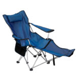 Καρέκλα Ξαπλώστρα Παραλίας  HOLBOX Μπλε Μέταλλο/Ύφασμα 164x76x86cm