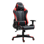 Καρέκλα Γραφείου  Gaming ENNIS Κόκκινο/Μαύρο PVC 70x55x122-131cm