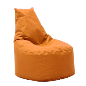 Πουφ Πολυθρόνα AURA 100% Αδιάβροχο Πορτοκαλί Ύφασμα 65x55x75cm