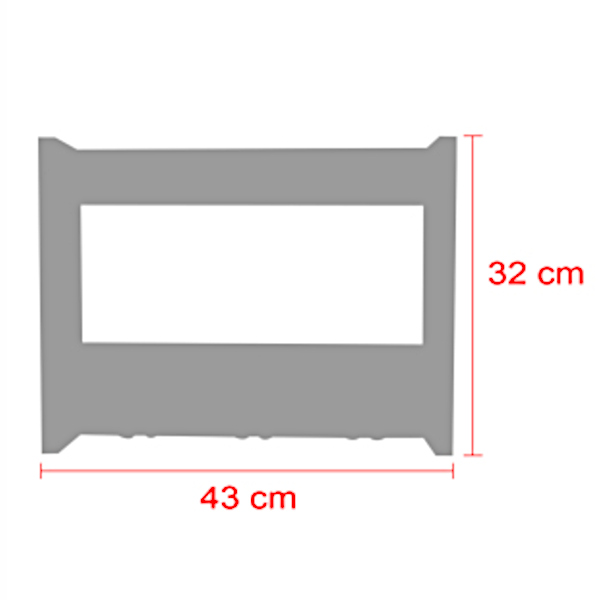 Ράφι Τοίχου-Κρεμάστρα  JEFF Καρυδί Ξύλο 43x11.5x32cm
