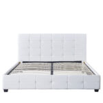 Κρεβάτι ABELIA Λευκό PU (Στρώμα 160x200cm)