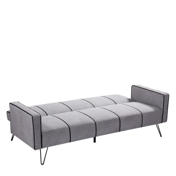 Καναπές Κρεβάτι BELLINI Γκρι 201x89x82cm