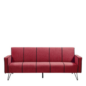 Καναπές Κρεβάτι BELLINI Κόκκινο 201x89x82cm