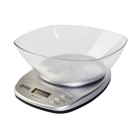 Ζυγαριά Κουζίνας Ψηφιακή 1g/5kg Inox VOX KW 02-01