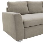 Γωνιακός καναπές-κρεβάτι αριστερή γωνία Belle  μπεζ 236x164x88εκ