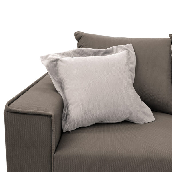 Γωνιακός καναπές Fabulous  αναστρέψιμος ύφασμα mocha-cream 240x165x95εκ